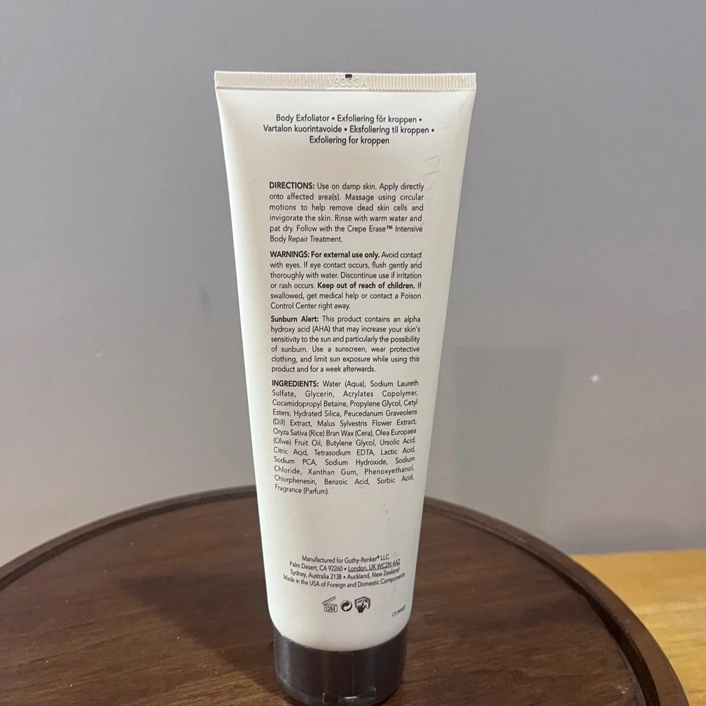 Crepe Erase‎ Exfoliating Body Polish TruFirm Complex 8 fl oz 236 mL New Sealed